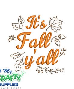 Fall Y'all 82824 Embroidery Design