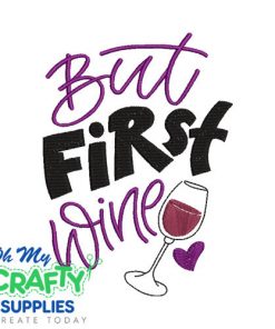 First Wine 88 Embroidery Design