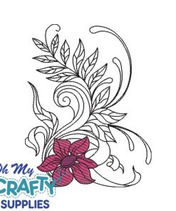 Floral 21022 Embroidery Design