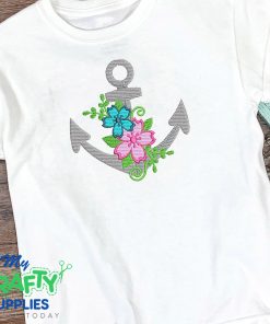 Floral Anchor 2021 Embroidery Design