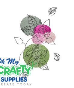 Floral Circle 215 Embroidery Design