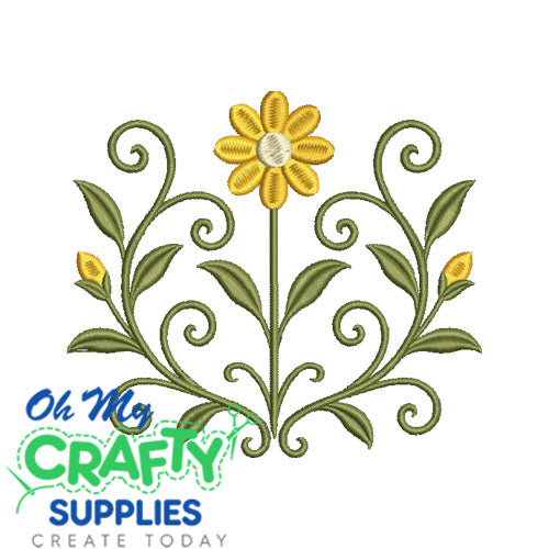 Flourish & Bloom Embroidery Design