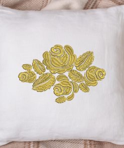 Golden Roses Embroidery Design