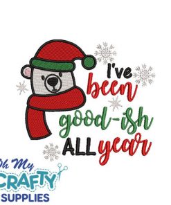 Good-ish all year 1110 Embroidery Design