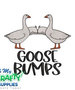 Goose Bumps Embroidery Design