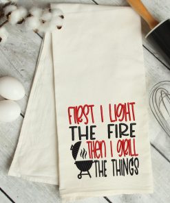 Grill the Things Embroidery Design