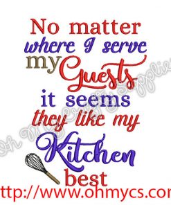 No Matter Where Embroidery Design