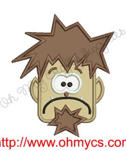 Hairy Wolfman Applique Design