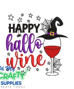 Hallowine 914 Embroidery Design