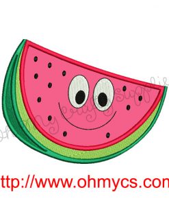 Happy Melon Applique Design
