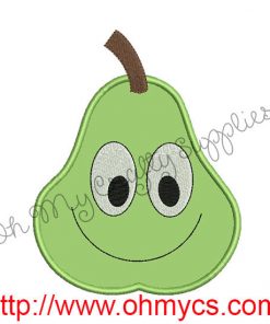Happy Pear Applique Design