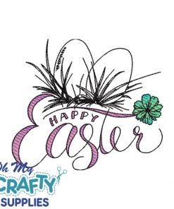 Happy Easter 12622 Embroidery Design
