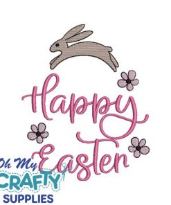 Happy Easter 13022 Embroidery Design