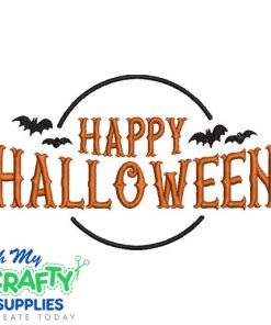 Happy Halloween 827 Embroidery Design