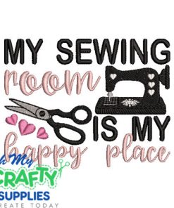 Happy Place 314 Embroidery Design