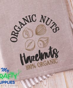 Hazelnuts Embroidery Design