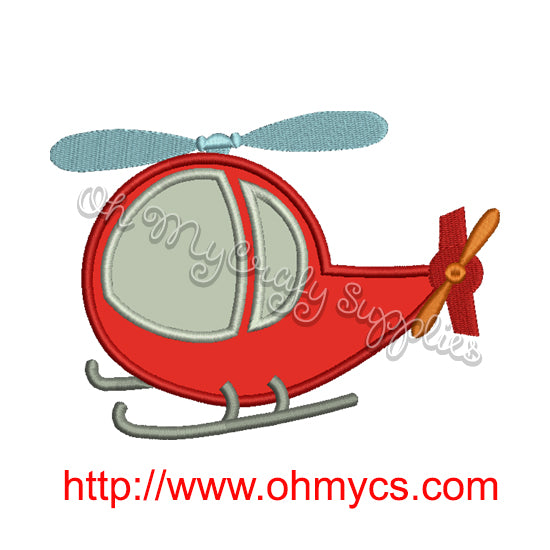 Helicopter Applique Design