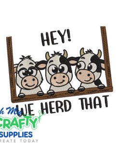 Herd That Embroidery Design