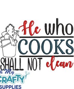 He who Shall Not Embroidery Design