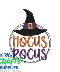 Hocus Pocus Witch 88 Emboridery Design