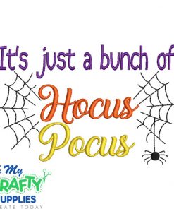 Hocus Pocus 2021 Embroidery Design