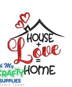 House Love Home 81 Emboridery Design