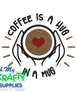 Hug in a mug 83 Emboridery Design