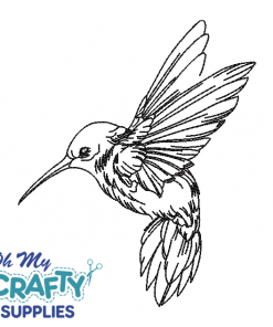 Hummingbird Sketch 42922 Embroidery Design