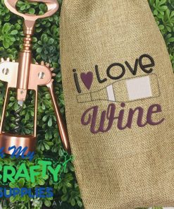 I heart Wine 2021 Embroidery Design