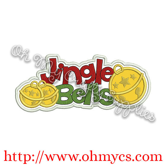 Jingle Bells Applique Design