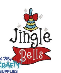 Jingle Bells 1121 Embroidery Design