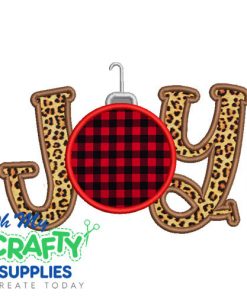 Joy Ornament 823 Embroidery Design