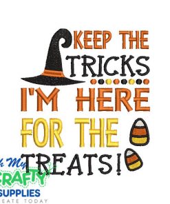 Keep the Tricks 710 Embroidery Design
