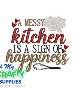 Kitchen Happiness 82 Emboridery Design