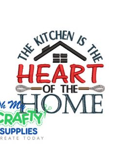 Kitchen Heart 128 Embroidery Design