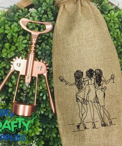 Lady Friends Embroidery Design