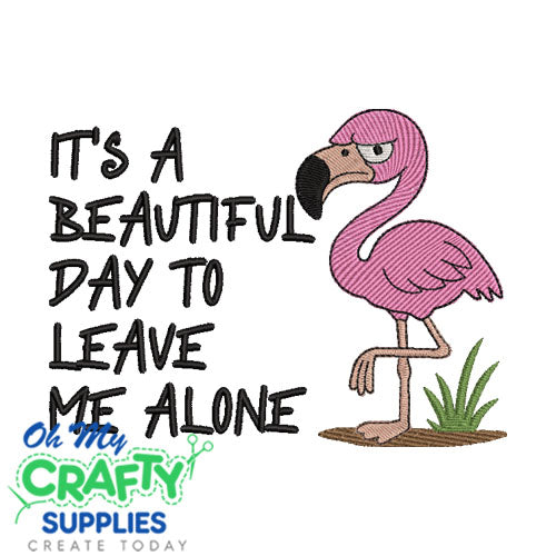 Leave me Alone 2025 Embroidery Design