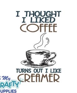 Like Creamer Embroidery Design