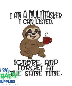 Listen, Ignore, and Forget 2025 Embroidery Design