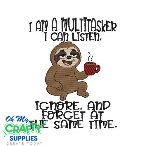 Listen, Ignore, and Forget 2025 Embroidery Design