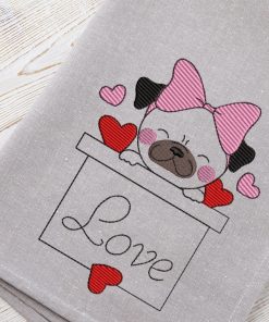 Love Puppy 2021 Embroidery Design