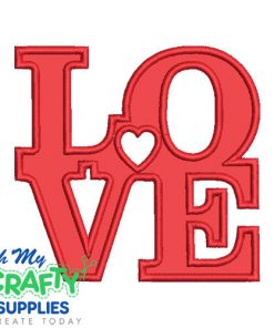 Love with Heart Applique