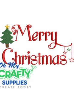 Merry Christmas 111523 Embroidery Design