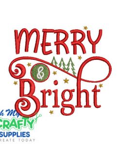 Merry and Bright 1110 Embroidery Design