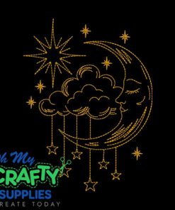 Moonlit Dreams Embroidery Design