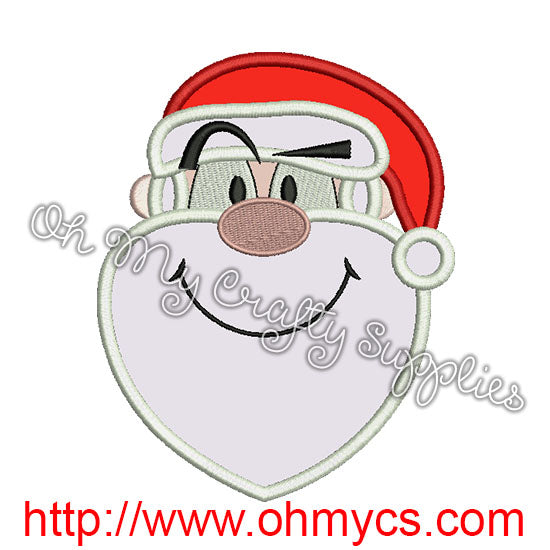 Nice Santa Applique Design