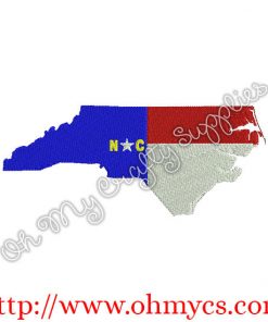 North Carolina Embroidery Design