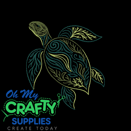 Ocean Echo Embroidery Design