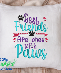 Best Friends with Paws 2021 Embroidery Design