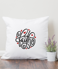 Faith With Hearts 2020 Embroidery Design